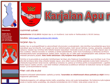 Tablet Screenshot of karjalanapu.org